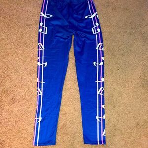 Callie lives blue music note leggings plus size one size